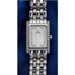 Lady's Concord, Diamond, 18K White Gold Wristwatch
