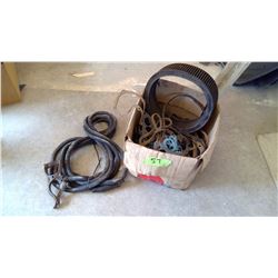ASSORTED GASKETS & WELDING CABLE