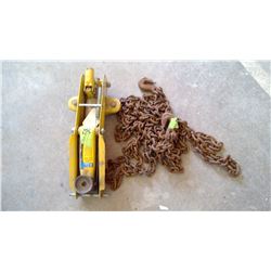 25' CHAIN + SMALL POWERFIST FLOOR JACK