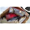 Image 6 : TWO BOXES OF TAIL LIGHTS & MISCELLANEOUS