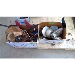 LIGHTS + TARGETS + LEATHER TOOL BELT