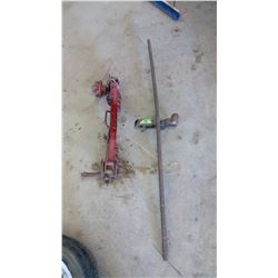 TOW TRUCK AXLE DOLLIE + TOW HITCH W/ MUDFLAP BAR