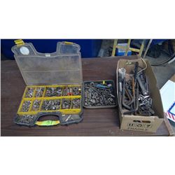 MISCELLANEOUS ITEMS + BOLTS, SCREWS & NUTS