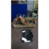 Image 1 : BOOSTER CABLES + MISCELLANEOUS TOOLS