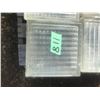 Image 2 : LOT OF 60 GLASS BRICKS (8" X 8" X 4")