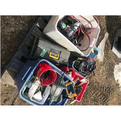 LOT OF NUTS, BOLTS, SCREWS, ELECTRIC IMPACT, ETC.