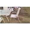 Image 4 : PATIO SET - TABLE AND FOUR CHAIRS