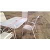 Image 6 : PATIO SET - TABLE AND FOUR CHAIRS