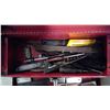 Image 2 : Toolbox w/ Gauges, Drillbits, etc.