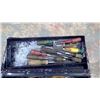 Image 3 : Toolbox w/ Metal Shears, Screwdrivers & Chisels