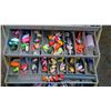 Image 3 : Tackle Box w/ Assorted Hooks & Line (Broken Latch)