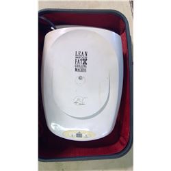 George Foreman Grill w/ Vintage Suitcase