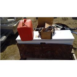 1980 Ford Truck Grill Cover, 3 Alternators (1 is 1978 Ford Alternator), Gas Can