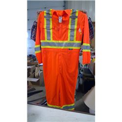EXTRA LARGE HIGH VISIBILITY COVERALLS