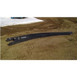 FOUR TRAILER SLED RAILS (5" X 10')