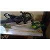 Image 3 : YARD WORKS LEAF BLOWER (NO BATTERY) AND WEED EATER (MISSING COVER)