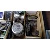 Image 4 : BOX OF ASSORTED NUTS, BOLTS, HINGES, ETC.