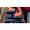 Image 10 : JOBMATE 18 VOLT CORDLESS DRILL, RED TOOL BOX WITH TOOLS AND SOCKET SET