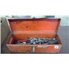 Image 1 : TOOL BOX + MISC. WRENCHES & TOOLS