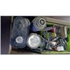 Image 3 : TIRE REPAIR SUPPLIES + ASSORTED AEROSOL CANS W/ SOLVANTS & GREASES
