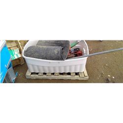 TUB OF MISCELLANEOUS ITEMS