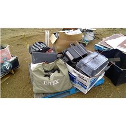 PALLET OF ASSORTED ITEMS - GRILLS, ETC.