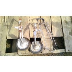 TWO TRAINING WHEELS AND CARRIER