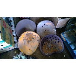 FOUR TRACTOR SEATS