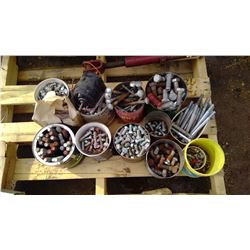 LOT OF ASSORTED NUTS AND BOLTS