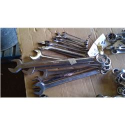 LOT OF OPEN END WRENCHES