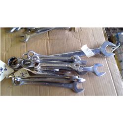 LOT OF OPEN END WRENCHES