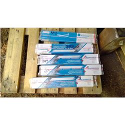 FIVE BOXES OF WELDING RODS