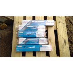 FIVE BOXES OF WELDING RODS
