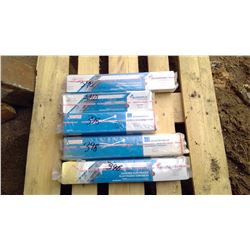 FIVE BOXES OF WELDING RODS