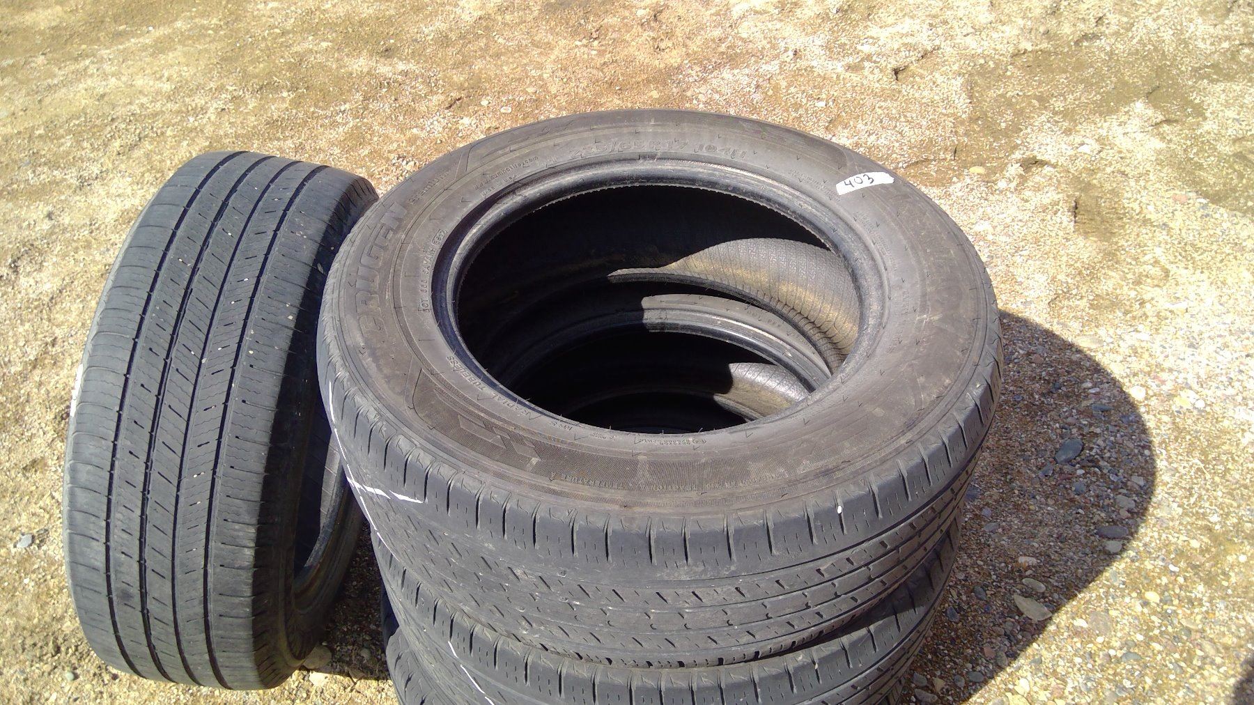 THREE CRUGEN 235/65R17 TIRES AND ONE MICHELIN 225/60R17 TIRE - Schmalz ...