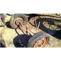 Axle Tire Poor Rubber