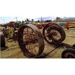 Large Axle With STEEL SPOKES - 36" to 52"