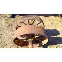 Pair of Wheels Hubs And Axle - 20"