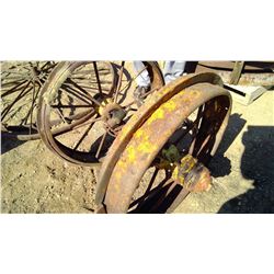 Pair of Wheels Hubs And Axle - 30"