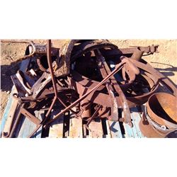 Pallet Of Car Parts And Pails