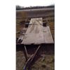 Image 1 : SINGLE AXLE TRAILER 80" X 156" -DECK DAMAGE, BENT JACK