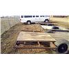Image 5 : SINGLE AXLE TRAILER 80" X 156" -DECK DAMAGE, BENT JACK