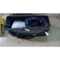 BAG OF ASSORTED TOOLS - SOCKET SETS, WRENCHES, ETC.