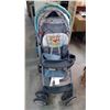 Image 1 : STROLLER, 2 BOOSTER SEATS AND ASSORTED ITEMS