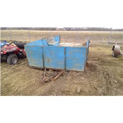HOMEMADE WOODEN TRAILER - 15 FEET X 7.5 FEET