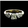 Image 2 : 14KT Two-Tone Gold 1.15 ctw Diamond Ring