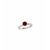 Image 2 : 2.84 ctw Ruby and Diamond Wedding Set - 14KT White Gold