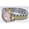 Image 3 : Rolex Ladies 2 Tone 14K Pink MOP Diamond & Ruby Datejust Wristwatch