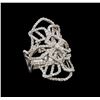 14KT White Gold 1.11 ctw Diamond Ring