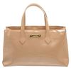 Image 1 : Louis Vuitton Beige Monogram Vernis Leather Wilshire PM Bag
